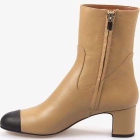 Resim Mocassini Hakiki Deri Kadın Bot M103 Siyah Napa 