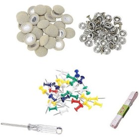 Resim 60 Parça Kendin Yap Çatı Kaplaması Tamir Takımı Sarkan Tavan Döşemesi Pim Tokası Vidası Kamyon/araba Vidası İçin Yapıştırıcı Gerektirmez - Kaiyi 