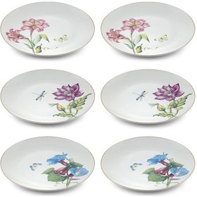 Resim The Mia Blomma Pasta Tabağı 6 Kişilik 