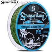 Resim Sougayilang PE Örgülü Olta İpi - 4 Telli En Güçlü Örgülü Hat, 150m, 0.25mm, 20.2kg/44.4LB, Tatlı Su ve Tuzlu Su Olta Avı İçin Uygundur, Noel, Yılbaşı, Şükran Günü, Sevgililer Günü, Baba Günü Hediyeleri İçin Mükemmel 