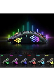 Resim Ekılıf - Oyuncu Mouse Onikuma Cw903 Rgb Oyuncu Mouse - Siyah - T17474 
