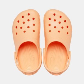 Resim Crocs Classic Clog Çocuk Terlik Turuncu - Beyaz 