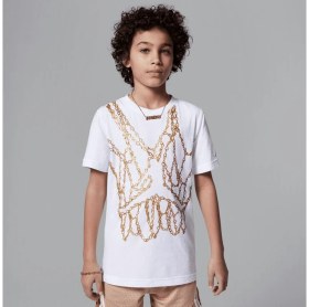 Resim Nike Jordan Jdb Mj Brand Jm Chaın Ss Crew Erkek Çocuk Tişört 