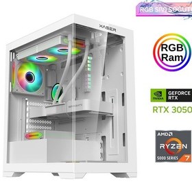 Resim Xaser XSR820 R7-5700X 16 GB 512 GB M.2 NVMe SSD 6 GB RTX3050 Free Dos Masaüstü Oyuncu Bilgisayarı 