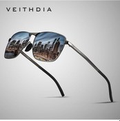 Resim Springsun Erkekler İçin Özel Tasarım Kare Çerçeve Polarize Güneş Gözlüğü - 2462 Veıthdıa Gri Metal Çerçeve + Gri Cam Lens Altın - Siyah 