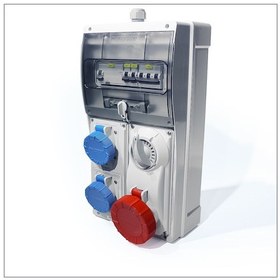 Resim Novsen Ip66 Kombinasyon Panosu 2 Ad. 3x16a, 1 Ad. 5x32a Kilitli P. 