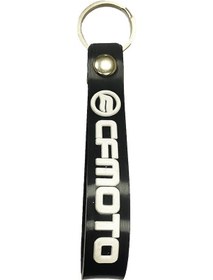 Resim Cf Moto Anahtarlık Siyah Beyaz 