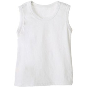 Resim Güneri Underwear Erkek Çocuk Beyaz Kalın Askılı Ribana Atlet % 100 Pamuklu Atlet 3 Lü Paket 301-501-3b Beyaz 