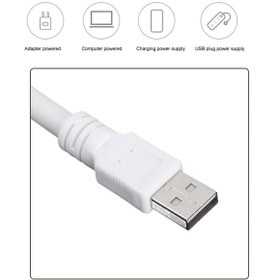 Resim Hepta Collection Sesle Kontrol 3 Renk Işık Modlu Akrobat USB LED Kitap Okuma Işığı, USB Gece Işığı Lambası, 20 LED, S 