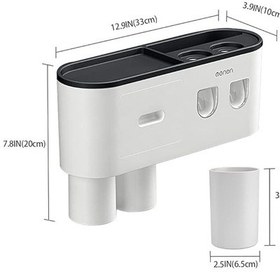 Resim Diş Fırçalık Çok Fonksiyonlu Beyaz 