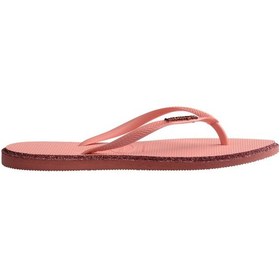 Resim Havaianas Slim Point Glitter Pembe Kadın Parmak Arası Terlik-14152 