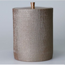 Resim Linen Çöp Kovası Vizon Siyah 
