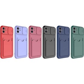 Resim İphone 11 Uyumlu Kartix Kılıf-koyu Mor Koyu Mor 