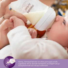 Resim Doğal Tepkili Natural Response 2'li Biberon Emziği No:3 1+ Ay 