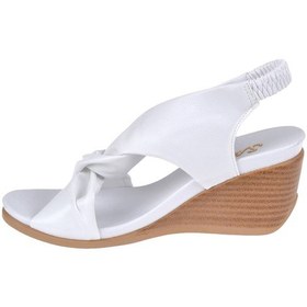 Resim Pullman Dolgu Taban Kadın Sandalet Sms 1048 Beyaz Beyaz 