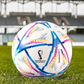 Resim Anusun Katar Dünya Kupası 2022 Yeni Yapıştırıcı Futbol Şampiyonası Gençlik Yetişkin Rekabet Eğitim Testi Evrensel Topu No.5 (Yurt Dışından) 