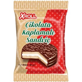 Resim Xroll Çikolata Kaplı Marshmallow Bisküvi 30 G 
