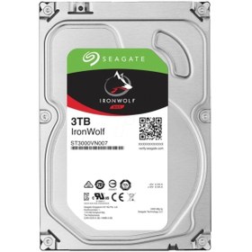 Resim Seagate Ironwolf 3 Tb 5900rpm Sata3 64mb 180tb/y Nas (st3000vn007) 