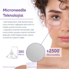 Resim Microneedle Teknolojili Aydınlatıcı & İnce Çizgi Karşıtı Göz Altı Bandı / Patch 