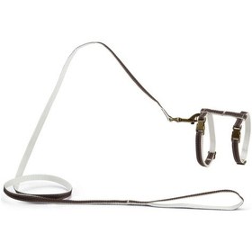 Resim Beeztees Dbl Kedi Göğüs Tasması Ve Gezdirme Kayışı, 130cm, Kahverengi, 27-45cm 