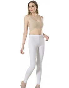 Resim Fabony Bayan Modal Uzun Tayt 1030 Beyaz 