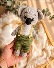 Resim Amigurumi Koala El Yapımı Oyuncak 