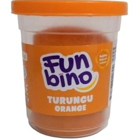 Resim Funbino Oyun Hamuru Tek 115gr Turuncu - 2 Adet Turuncu 