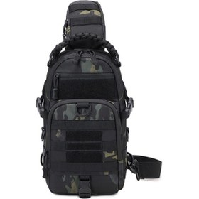 Resim Wezone Erkek Bisiklet Göğüs Çantası - Pratik, Hafif Ve Dayanıklı 30x18x11cm Koyu Yeşil 