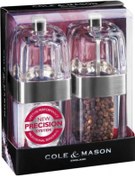 Resim Cole & Mason H57478P Seville 140 MM Tuz - Biber Değirmen Seti 