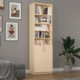 Resim Asra Trend Akça Ağaç Kapaklı Kitaplık K-34 (MDFLAM) 