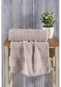Resim Varol Lavin %100 Premium Cotton Banyo Havlusu 80x150cm Pudra/80x150cm Pudra 