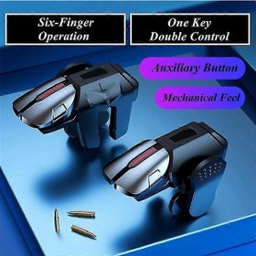 Resim G21 Mobil Telefon Oyun Tetiği Pubg Oyun Kumandası L1 R1 Alaşımlı Anahtar Düğmesi Gamepad Joystic-yvan Newway 
