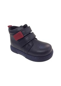 Resim Ortopedikal 1001 Ridente K.lacivert-kırmızı Bebe Erkek Çocuk Bot % 100 Deri Cırtlı K.lacivert-kırmızı 