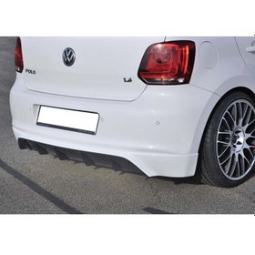 Resim Vw Polo Mk5 Rieger Arka Ek Çıkışsız Difüzör Boyasız 2009 - 2013 