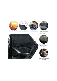 Resim 2 Adet Oto Yan Cam Vantuzsuz Perde Araba Arka Cam Güneş Koruyucu 