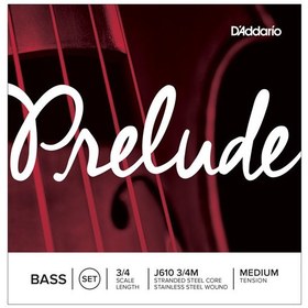 Resim D'Addario J610 3/4M Prelude Kontrabas Teli 