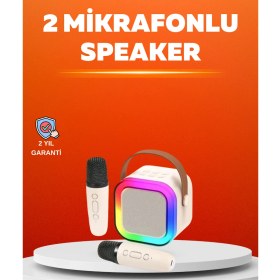 Resim Zero Land Nrzsnt Ses Efektli Mikrofonlu Kablosuz Karaoke Sistemi 