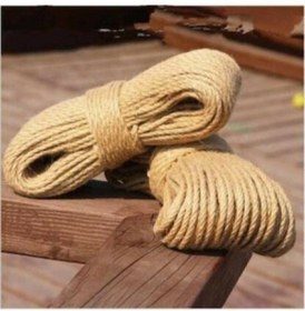 Resim JUTBURADA Deba 3 mm 100 Metre Jüt Halat Ip Dekoratif Hasır Ip Kendir I5 