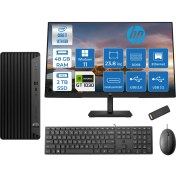 Resim Hp Pro Tower 400 G9 Intel Core I7 14700 48GB Ddr5 2tb SSD 23.8" Fhd Windows 11 Home Nvidia GT1030-4GB Masaüstü Bilgisayar 235V5M2ESGT1030H24 + Zetta USB Bellek 