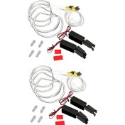 Resim Gemstone 8x Ccfl Angel Göz Halo LED Yüzük Bmw E46 3 Serisi Için Projektör Olmayan (Yurt Dışından) 