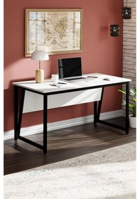 Resim Ms2 Çalışma Masası,ofis Masası - 70x140 Cm - Beyaz Ms2 - 140 - Beyaz 