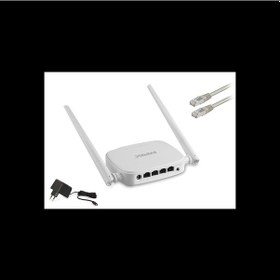 Resim Everest Ewr-301, 4port, 300mbps, 2.4ghz Wifi, Masaüstü, Megabit, Repeater, Router, Access Point 