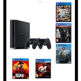 Resim Playstatıon 4 Slım 1 TB Teşhir Ürün + 5 Adet Oyun 12 Ay Garantı 
