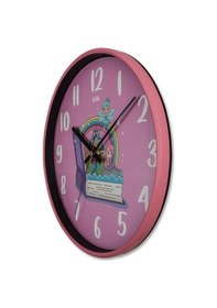 Resim Klik Slim Masal Çocuk Duvar Saati Pembe 