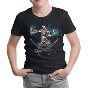 Resim Assassin's Creed 4 Siyah Çocuk Tshirt 