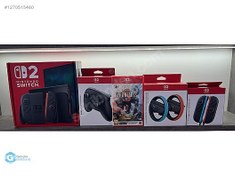 Resim Nintendo Switch 2 + Wilds Hearts S + Joycon+Wheel+Pro Controller 