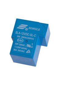 Resim Songle 12v 30a 6 Pin Röle Sla-12vdc-sl-c T90 Relay 