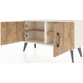 Resim Arges Şifonyer 2 Raflı 2 Kapaklı 88x30x48 Aytaşı-çam Çam 