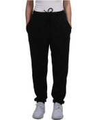 Resim Kadın Modal Kumaş Siyah Jogger Pantolon Siyah 