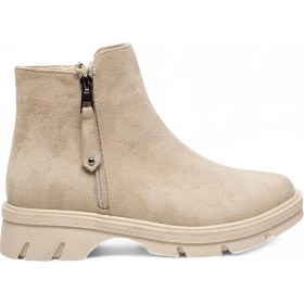 Resim Hkursat Bluefeet Bej Termal Astar Süet Kadın Bot & Bootie NSB940 